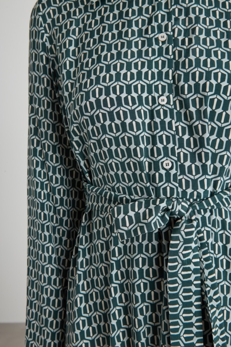 Abito lungo a fantasia