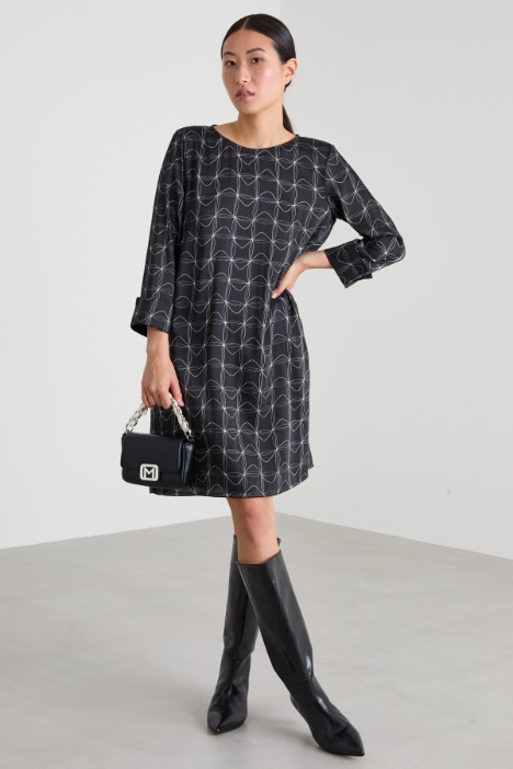 Short twill dress Intrend