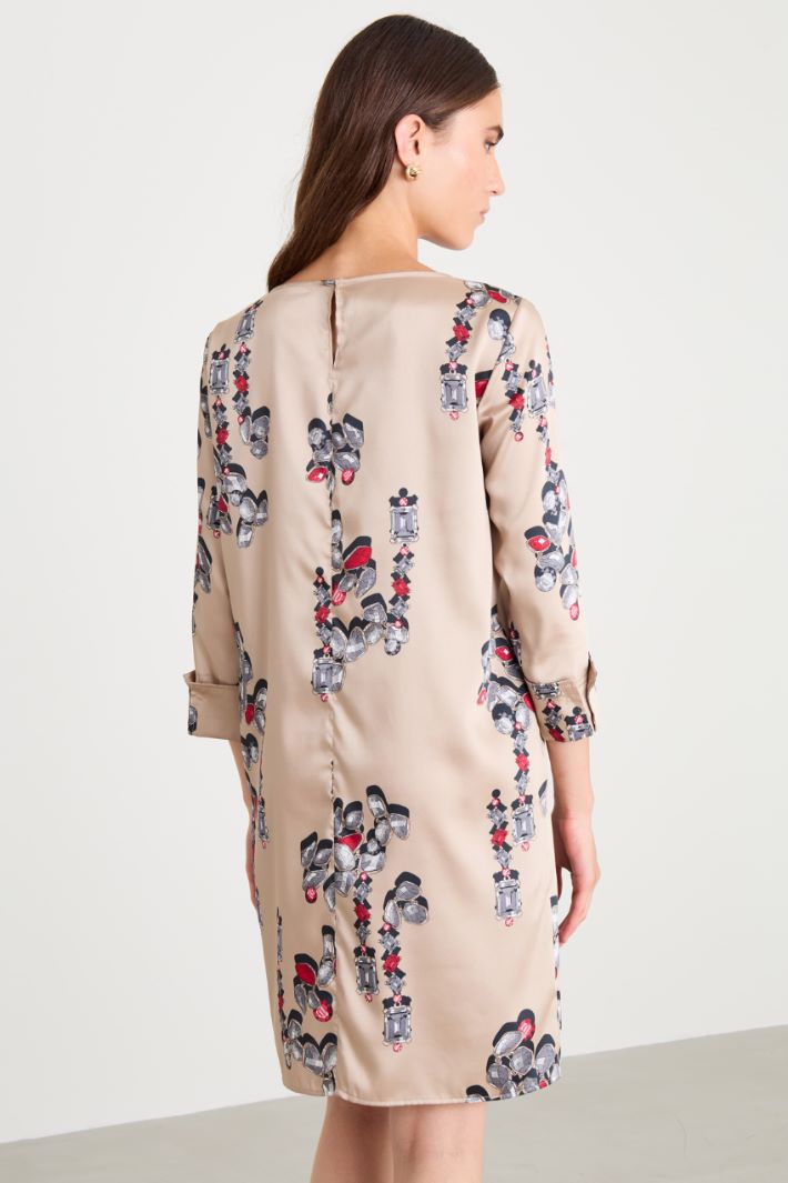 Short twill dress Intrend - 3