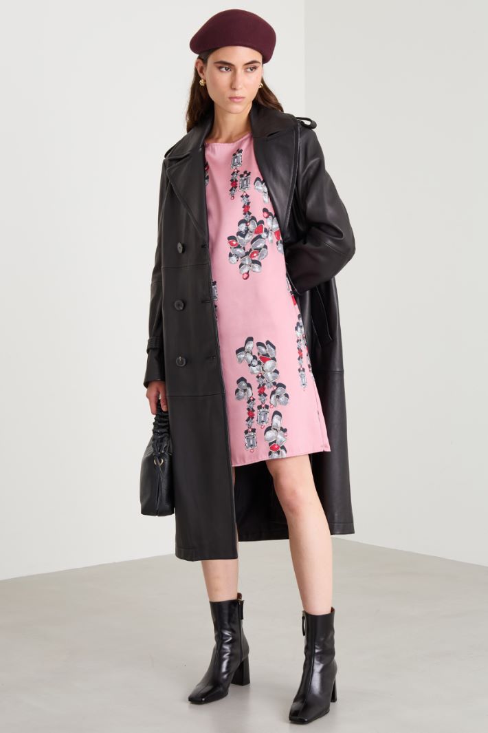 Short twill dress Intrend