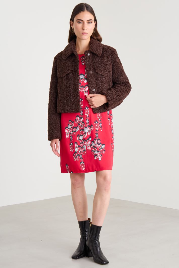 Short twill dress Intrend