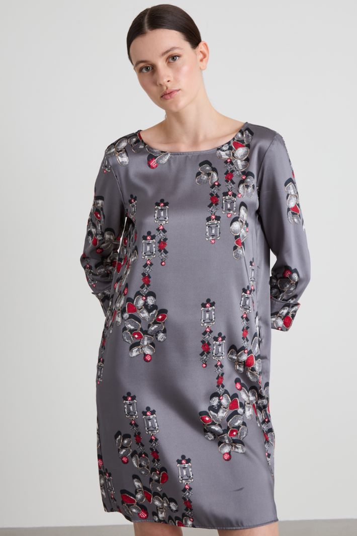 Short twill dress Intrend - 2