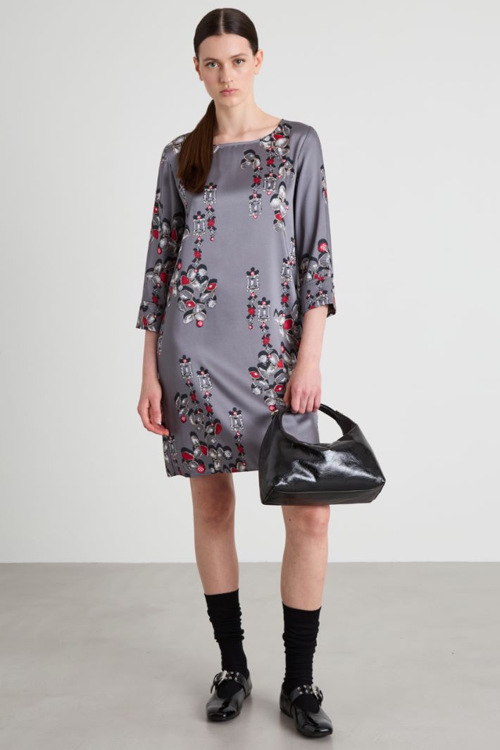 Short twill dress Intrend