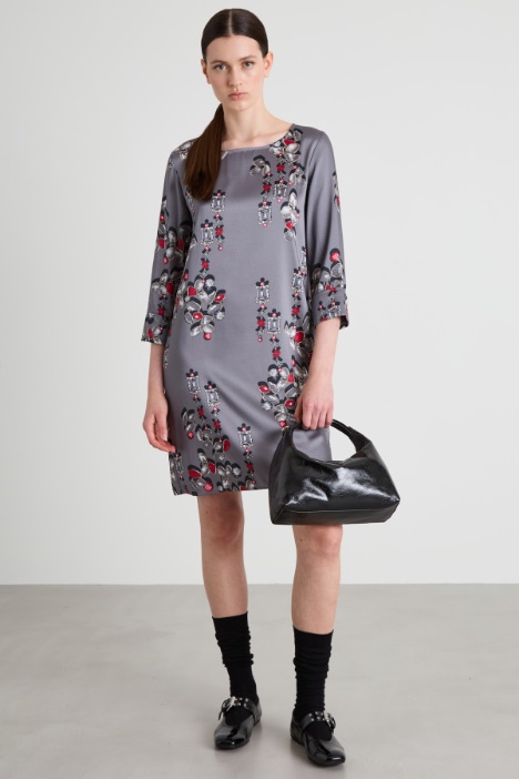 Short twill dress Intrend