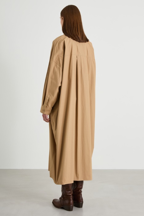 Abito chemisier in tela di cotone