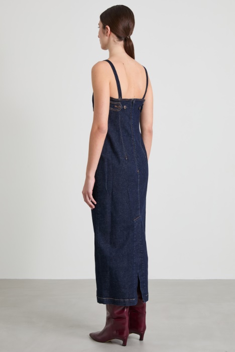 Abito bustier in jeans Intrend - 2