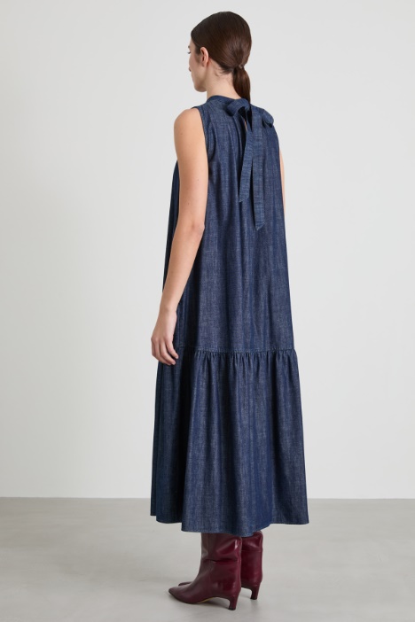 Abito lungo in jeans