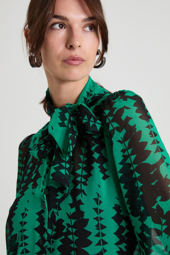 Vestido de georgette Intrend - 4