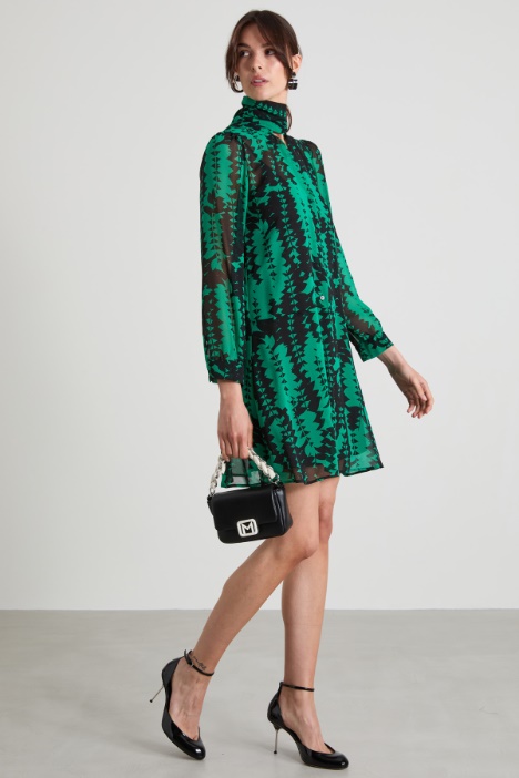 Vestido de georgette Intrend