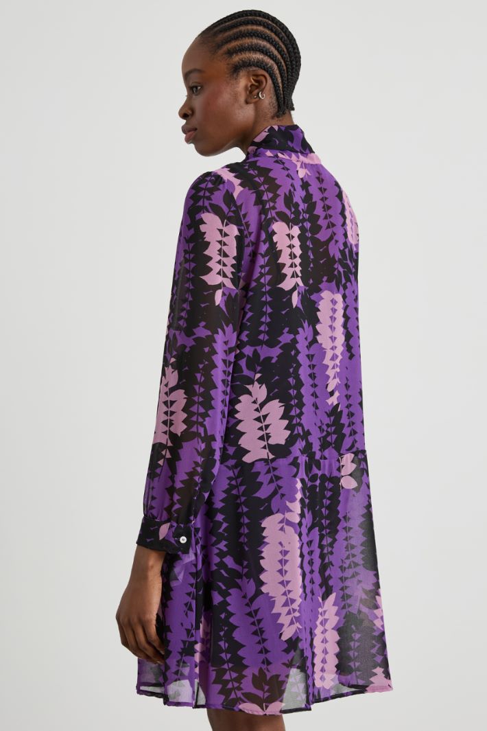 Vestido de georgette Intrend - 3