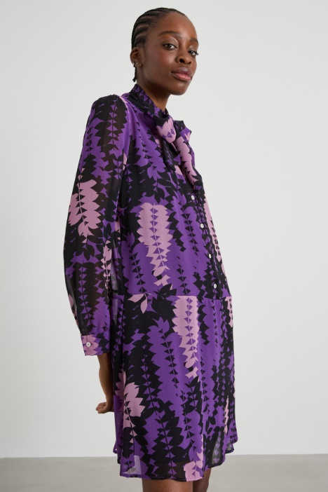 Vestido de georgette