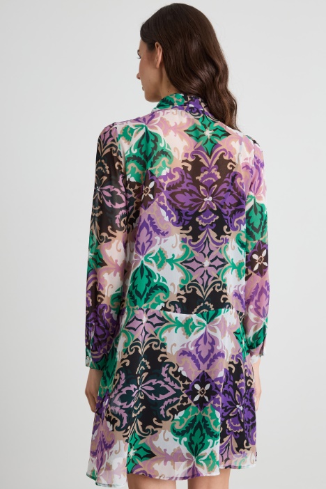 Vestido de georgette