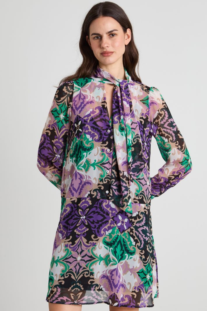 Vestido de georgette Intrend - 2