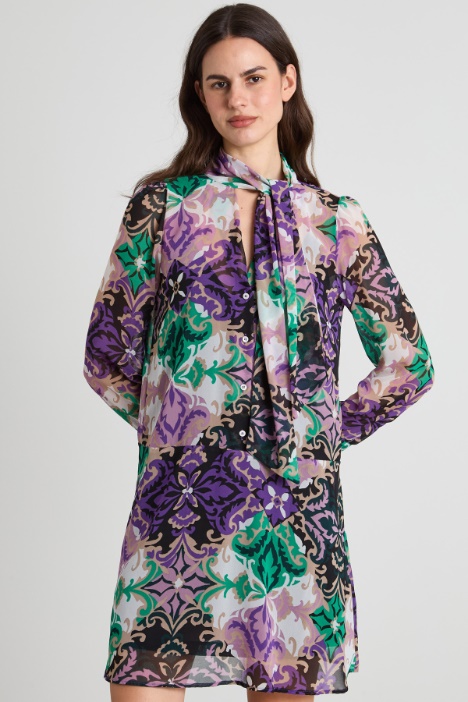 Vestido de georgette