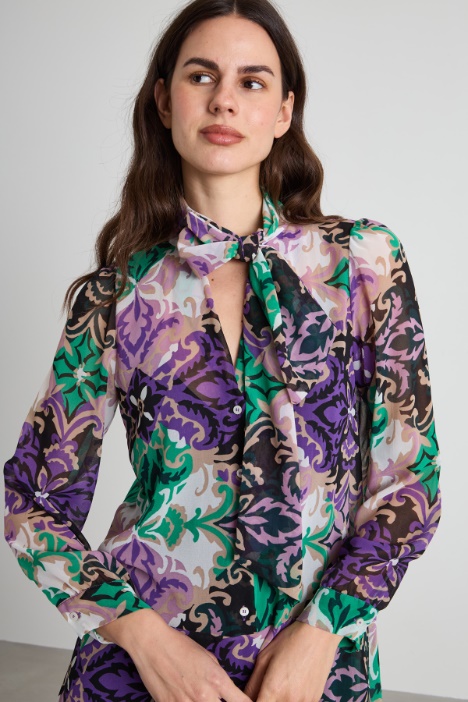 Vestido de georgette