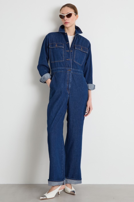 Denim workwear jumpsuit Intrend
