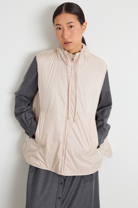Gilet reversibile in tela antigoccia