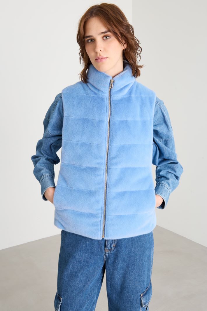 Fur effect gilet Intrend - 2