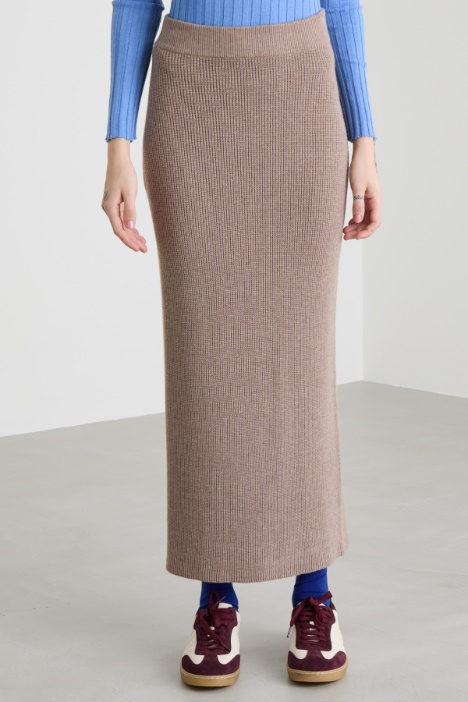 Gonna lunga in maglia