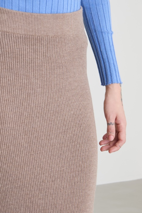 Gonna lunga in maglia