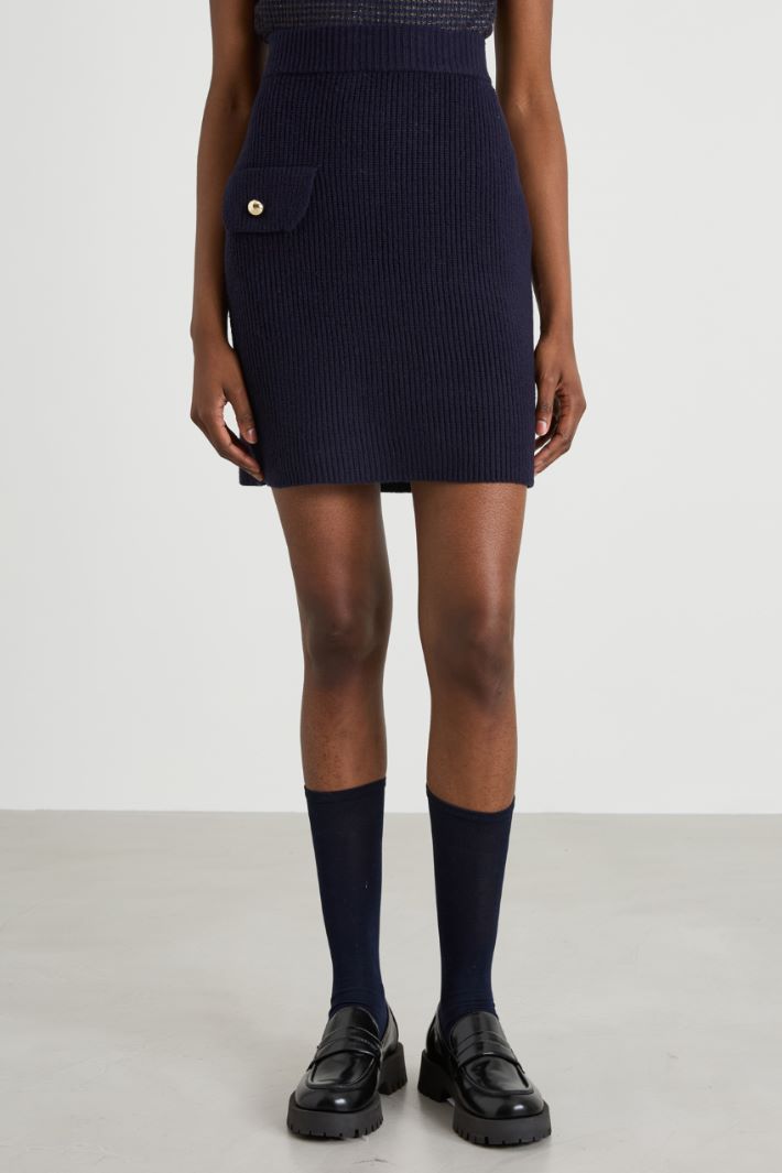 Minigonna in maglia