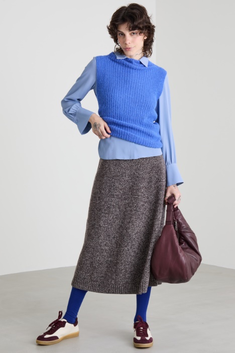 Flared wool skirt Intrend