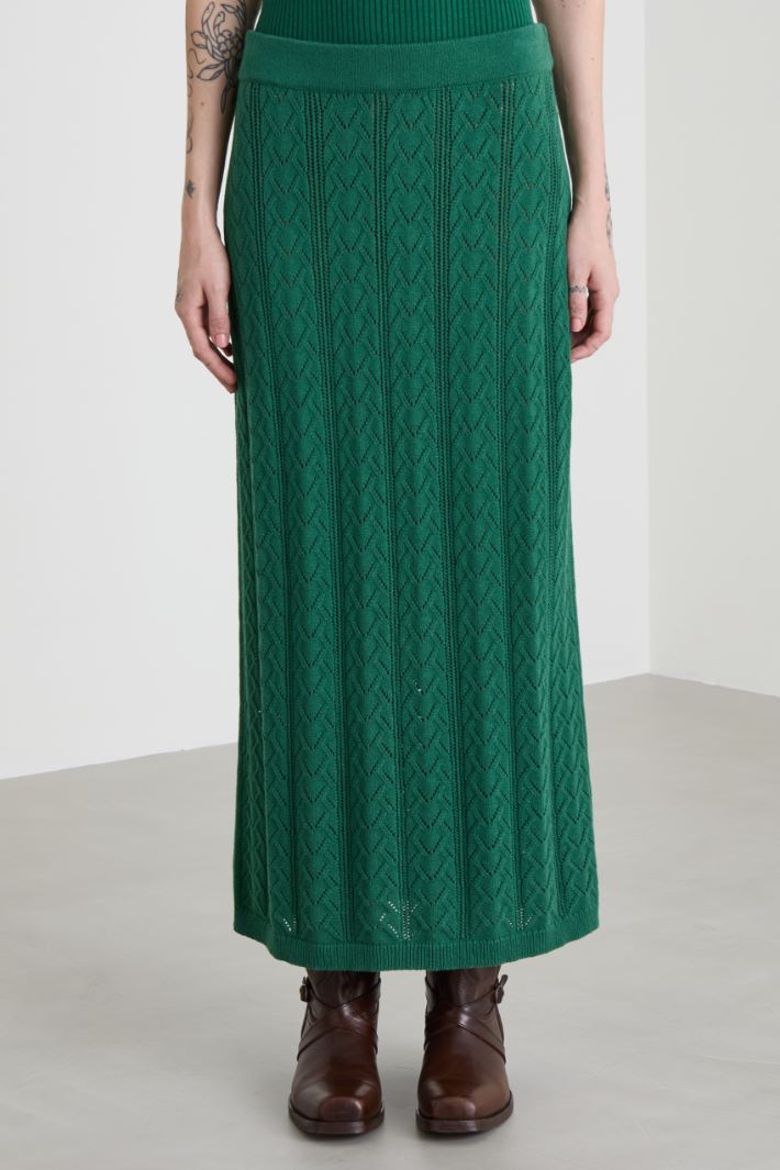 Crochet-knit skirt Intrend - 4