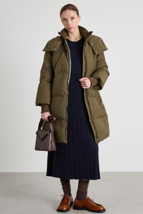Long ribbed knit dress Intrend