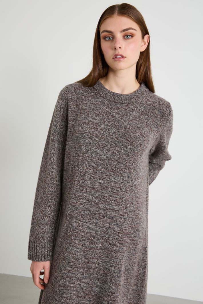 Wool-knit dress Intrend - 4
