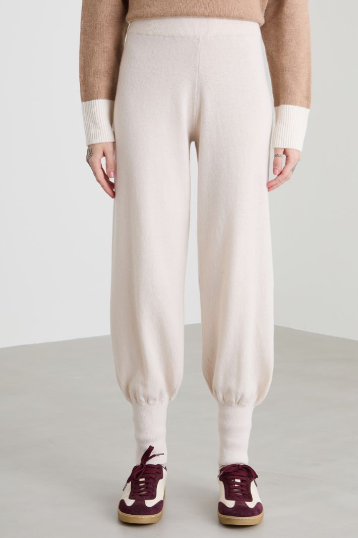 Pantaloni jogger in maglia Intrend - 2