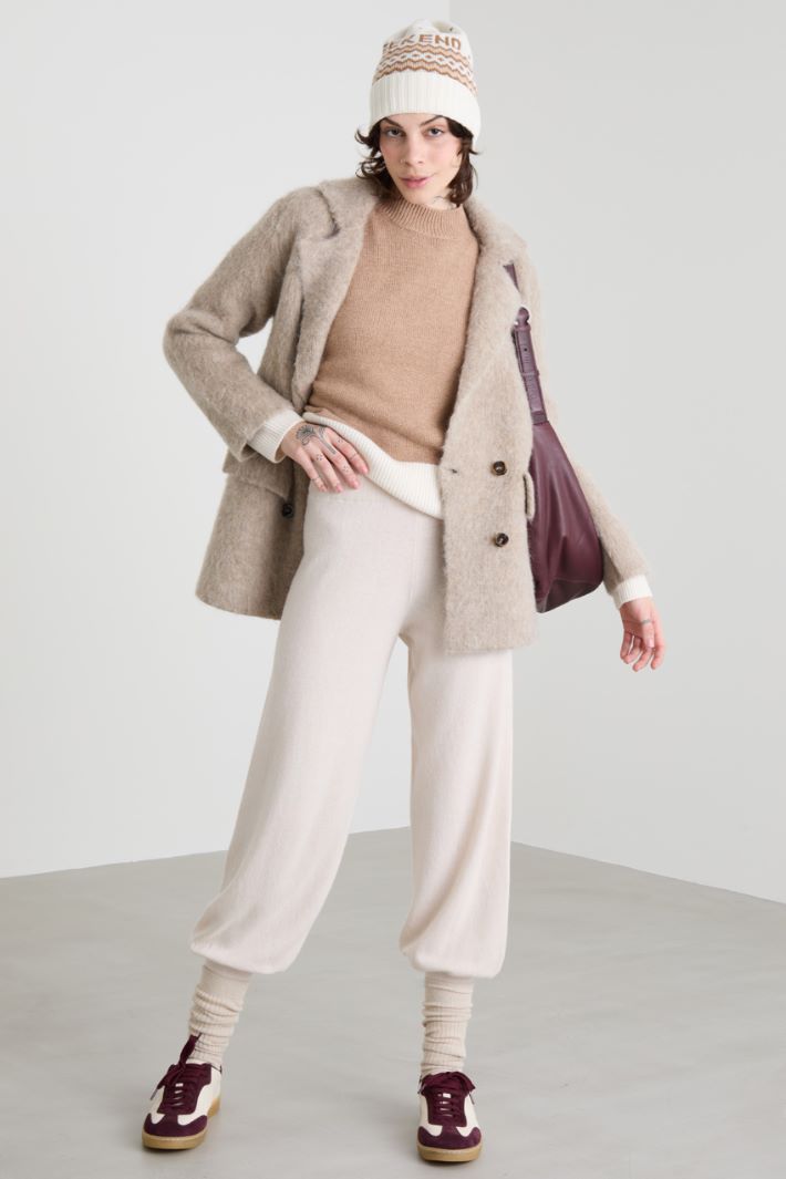 Pantaloni jogger in maglia Intrend