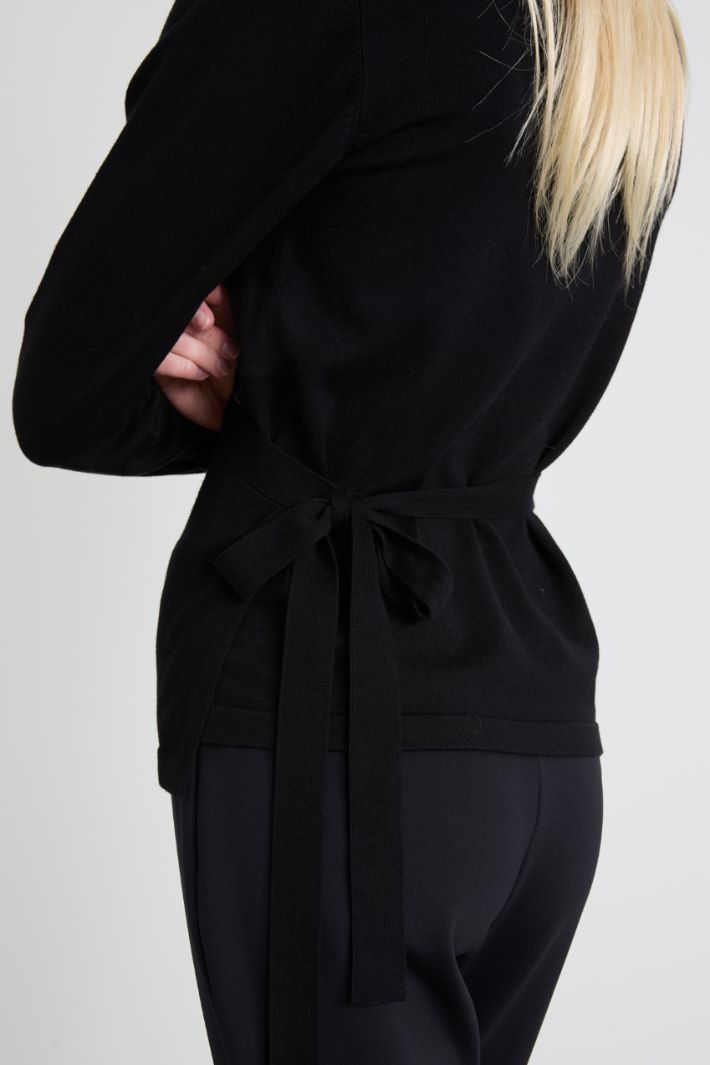 Cardigan incrociato