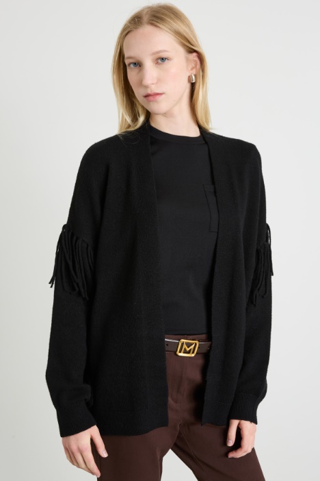 Cardigan with fringing Intrend