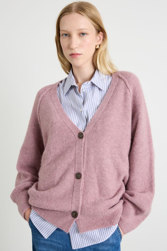 Wool and viscose cardigan Intrend