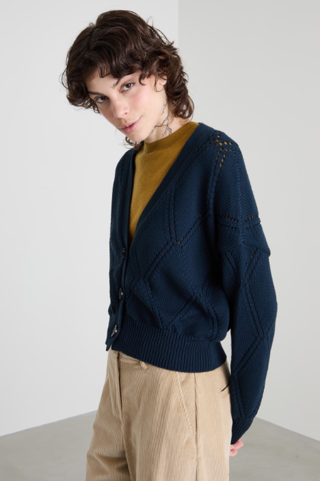 Cardigan in cotone