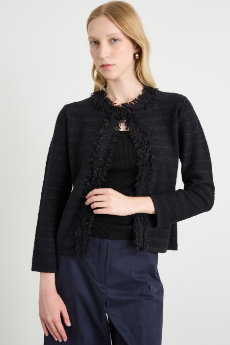 Bouclé cardigan Intrend