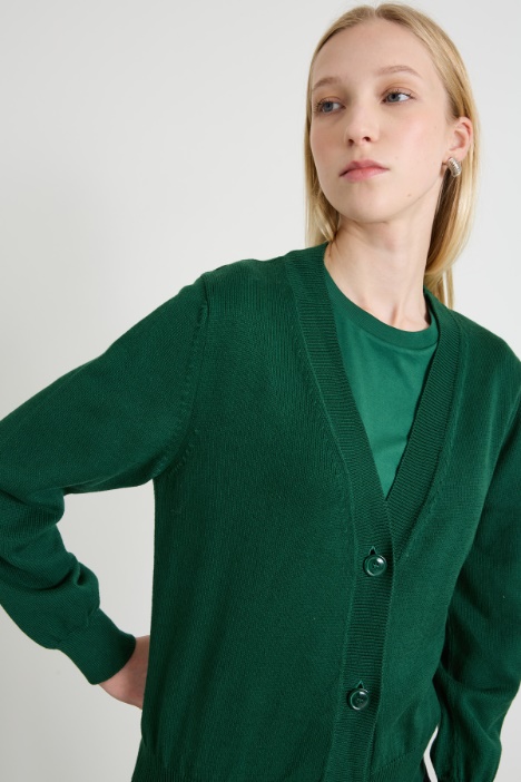 Cardigan in cotone