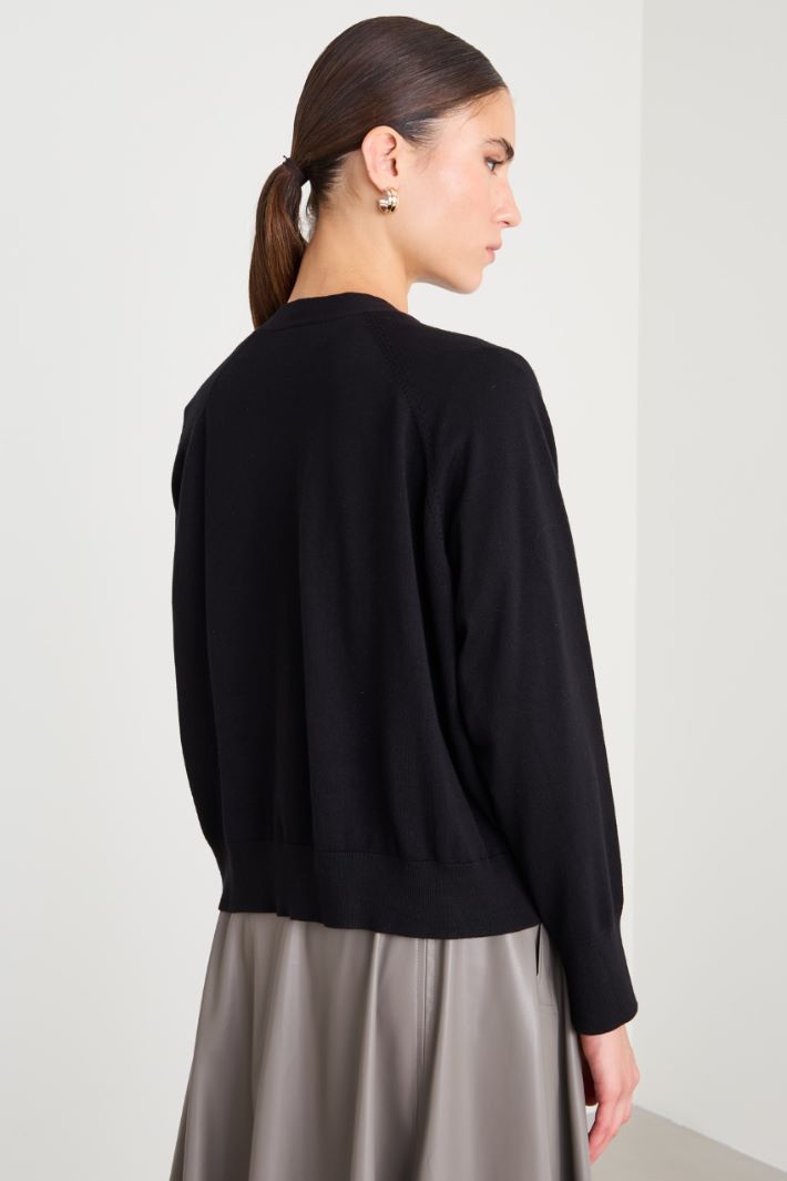 Straight viscose cardigan Intrend - 2