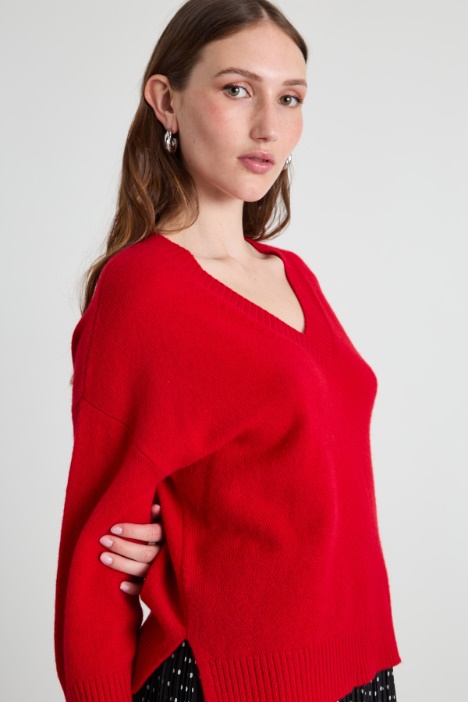 Maglia con scollo a V