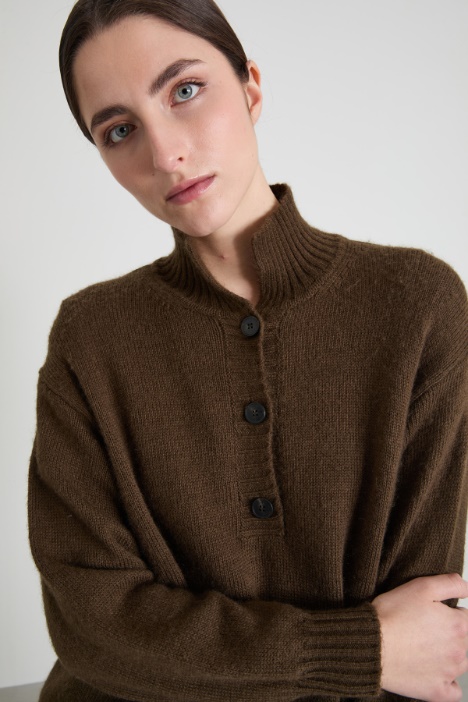 Maglia con colletto a polo