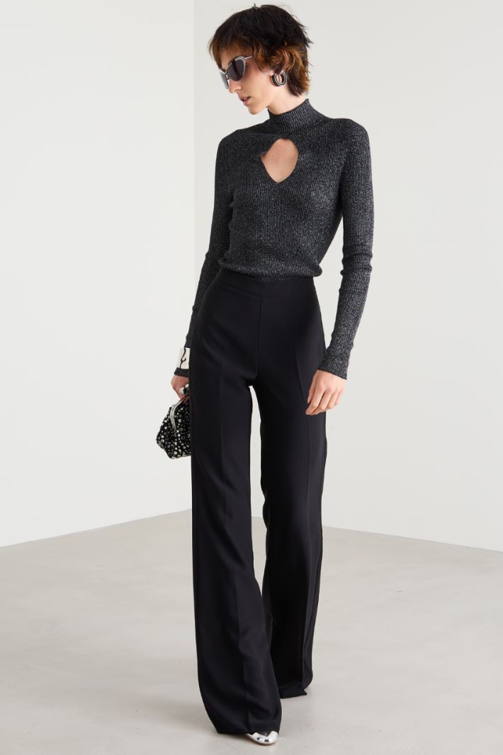 Keyhole turtleneck sweater Intrend - 3