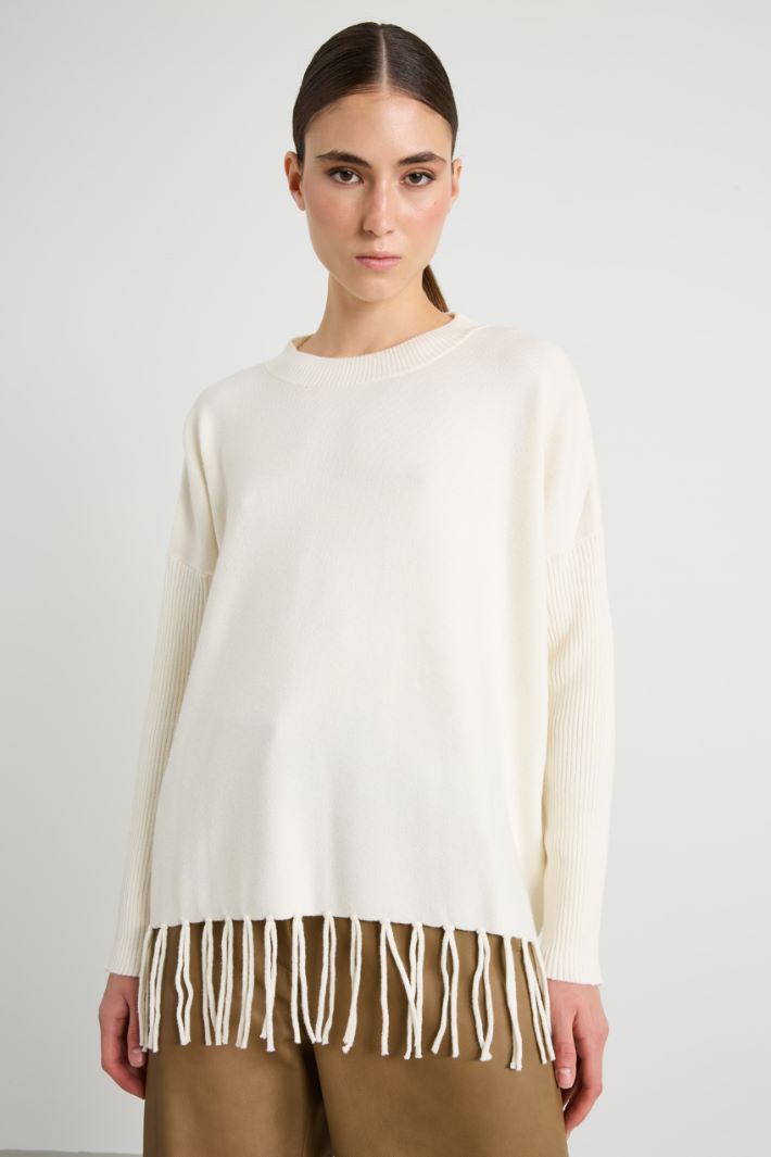 Maglia con frange