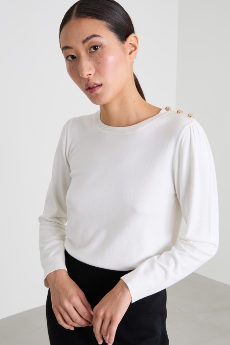 Maglia con bottoni decorativi Intrend
