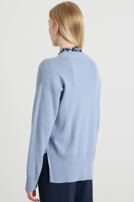 Maglia girocollo in viscosa