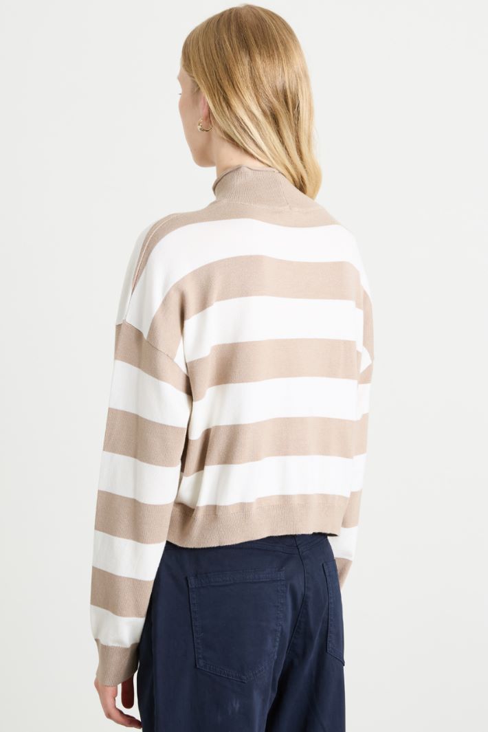 Cropped sweater Intrend - 2