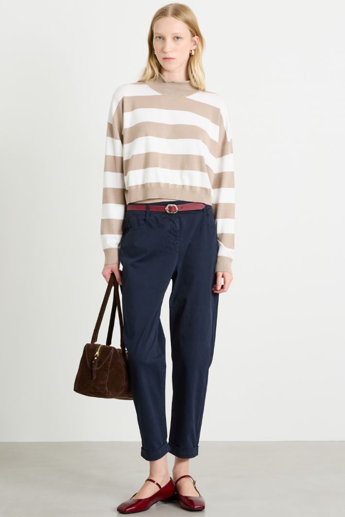 Cropped sweater Intrend - 3