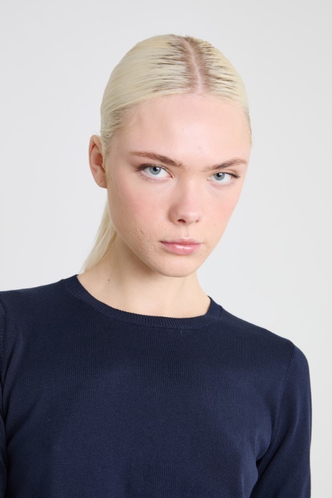 Maglia in filato di seta e cotone