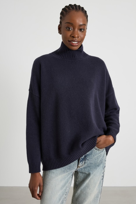 Maglia a collo alto in lana Intrend
