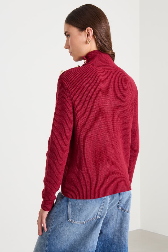 Maglia con bottoni sulla spalla Intrend - 2