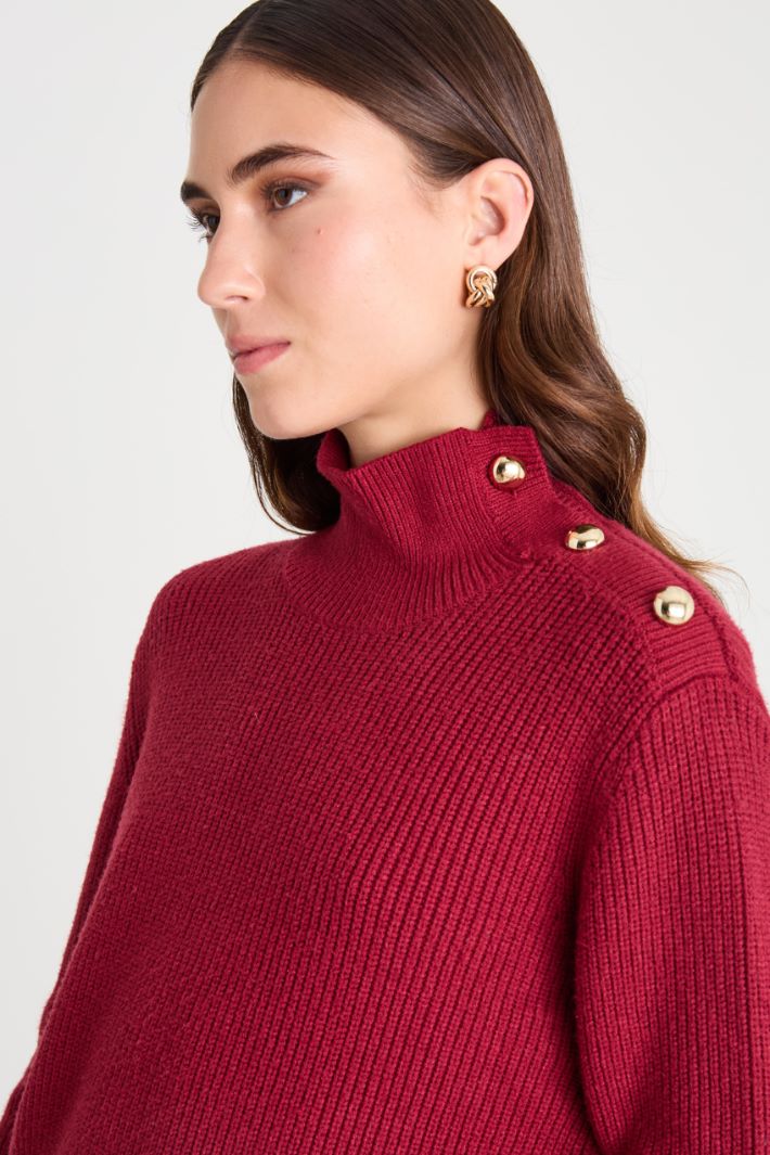 Maglia con bottoni sulla spalla Intrend - 4